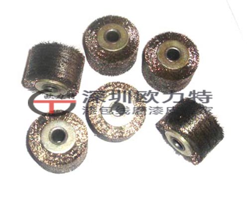 不锈钢丝剥漆轮|镀铜钢丝脱漆轮